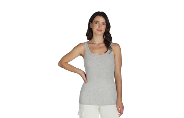 Time and Tru Women's Ribbed Tank (US, Alpha, Small, Regular